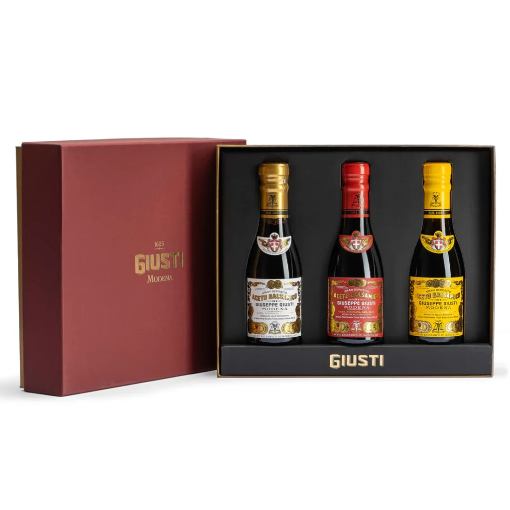 Coffret 3 Balsamiques de Modène Giuseppe Giusti médaillés
